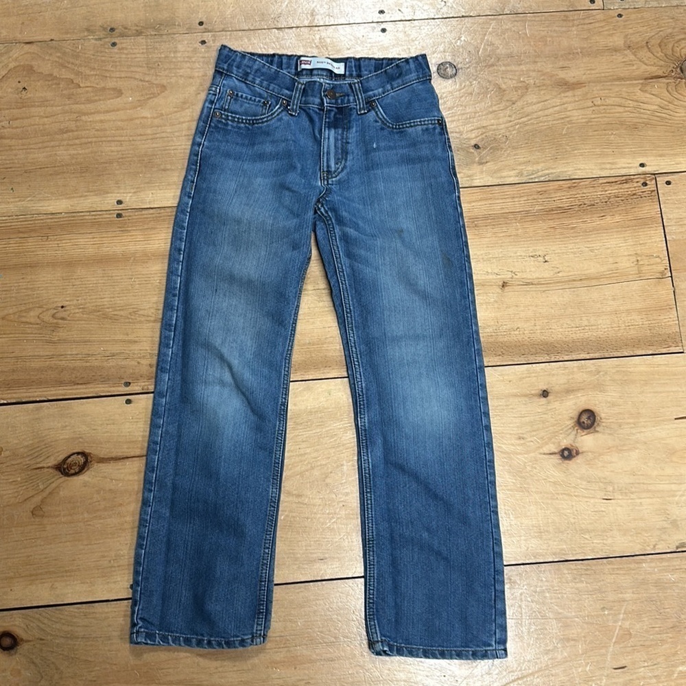 Levis 505 Regular Jeans, 12REG, W26" L26", straight leg, adjustable waist